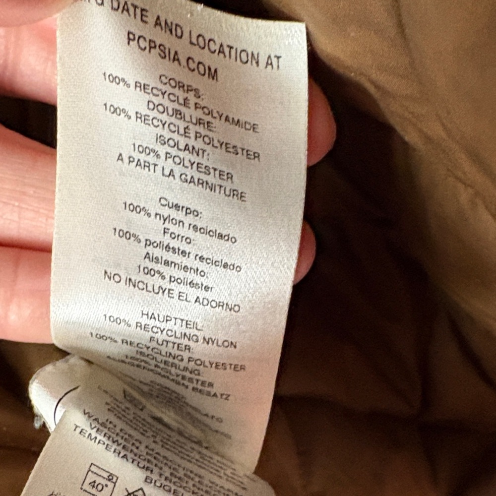 Patagonia Men's Tan Isthmus Puffer Size Medium Brown - Picture 9 of 12